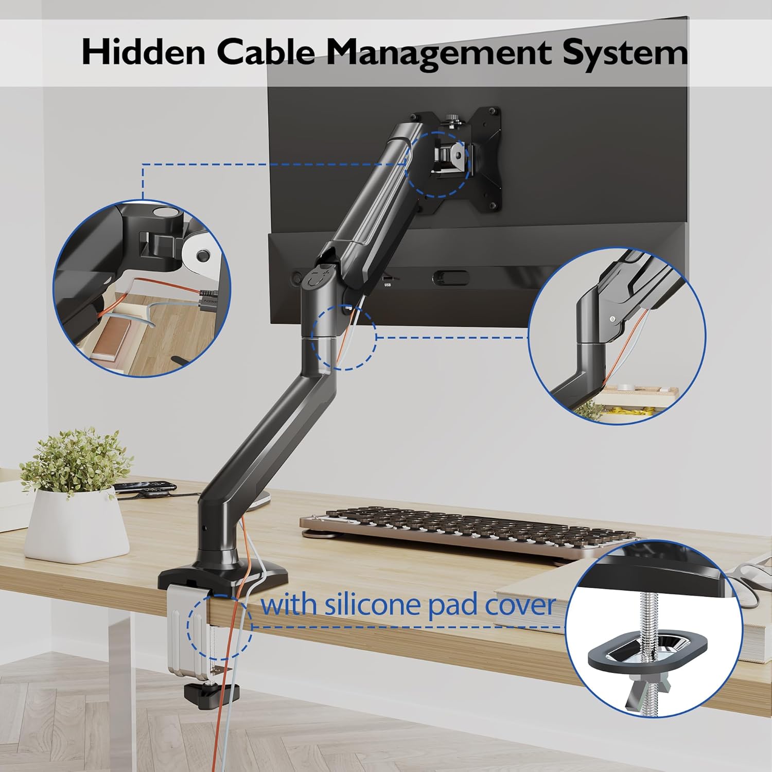 Thumbnail 6 de BONTEC Single Arm Monitor Mount 13–32 inch 🖥