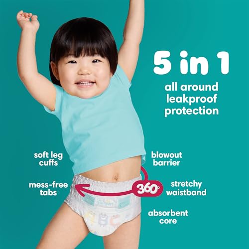 Thumbnail 8 de Pampers Cruisers 360° Diapers, Size 5 (100 Count) with 360° Stretch, Leakproof Fit