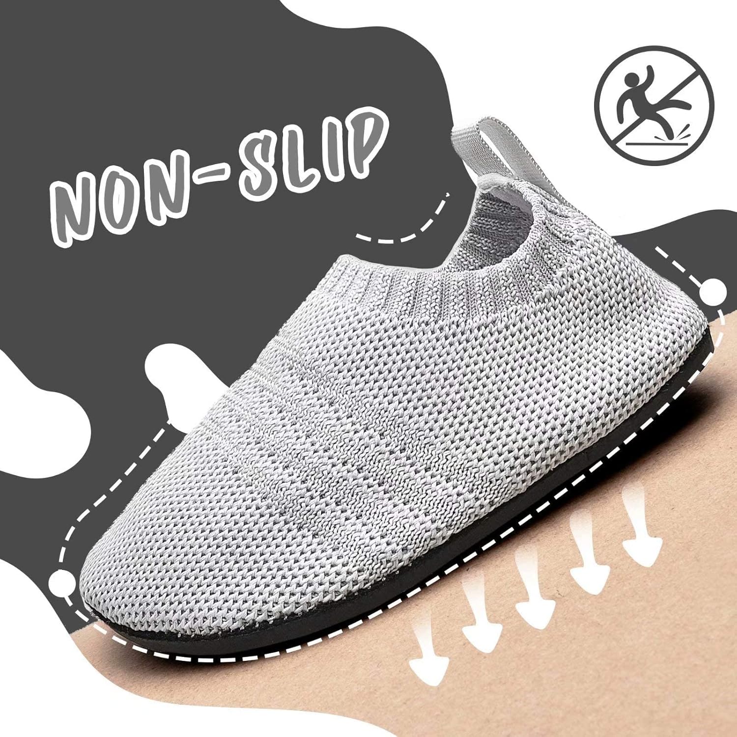 Thumbnail 4 de Sosenfer Hausschuhe Kinder – Unisex Barfuß-/Rutschfeste, atmungsaktive Hausschuhe für Jungen und Mädchen