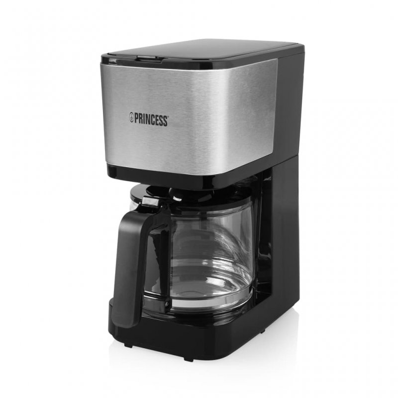 Detalle 2 de Princess Compact 12 Cafetera de goteo 1,25 L 750 W negro/plata
