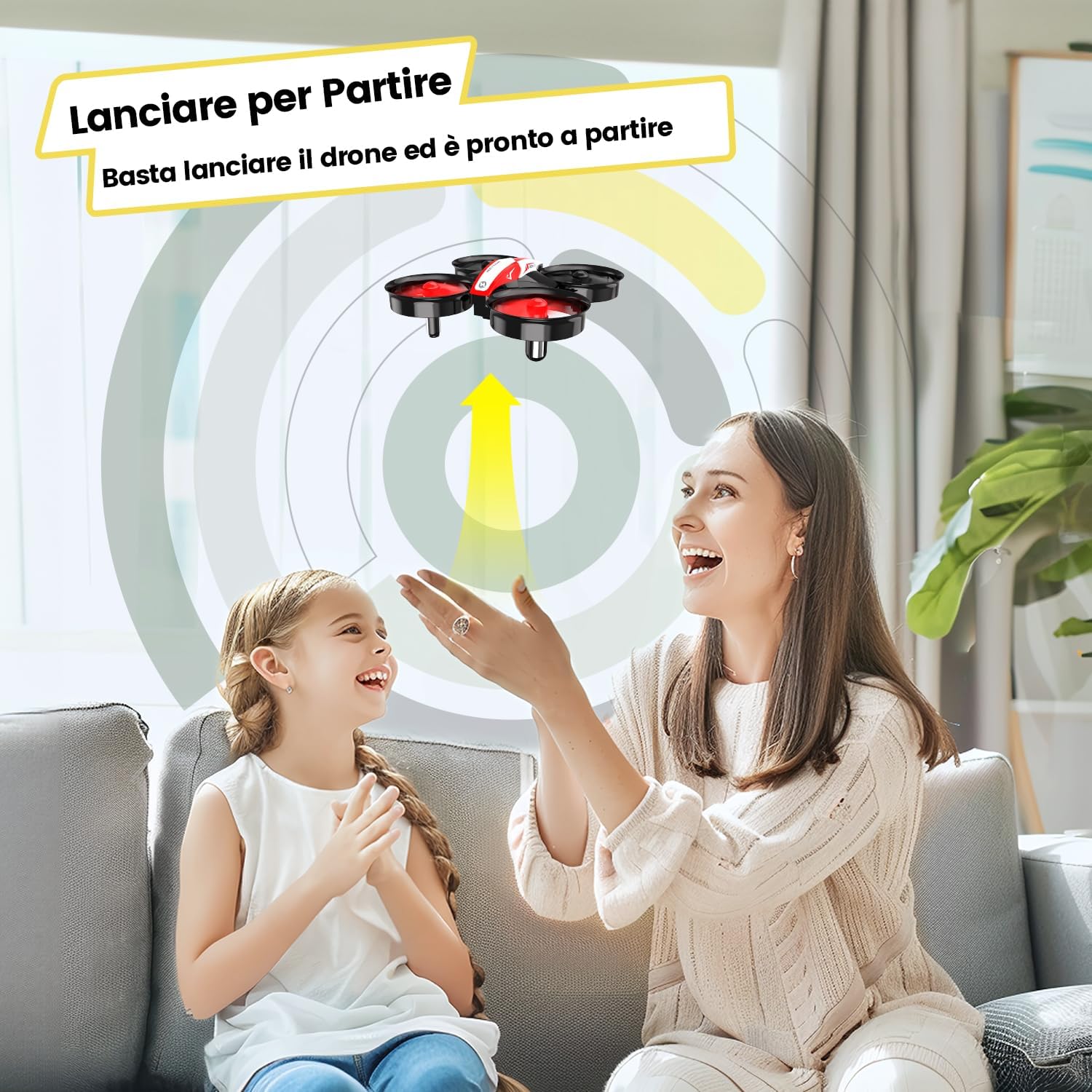 Detalle 2 de Holy Stone HS210 Mini drone per bambini con flip 3D e batteria extra 🛸
