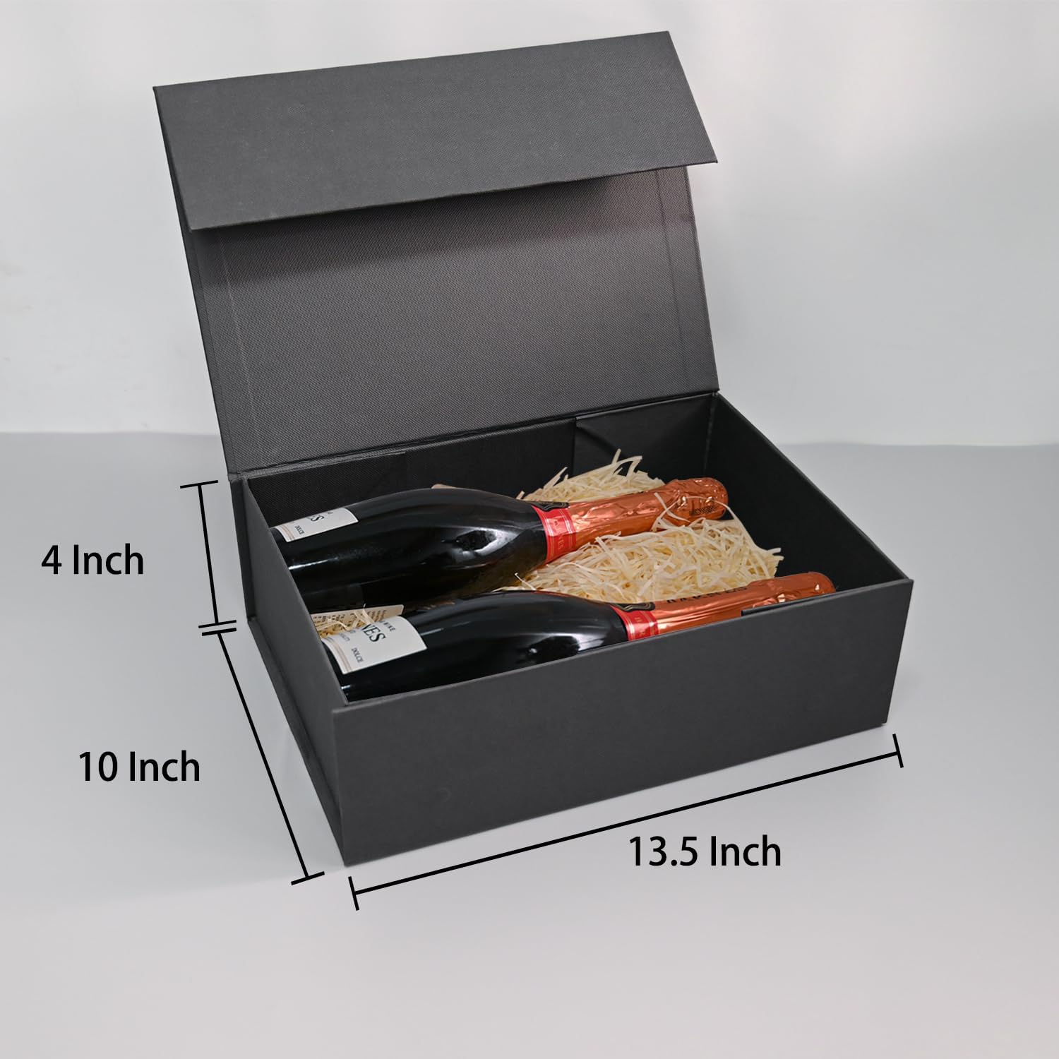 Thumbnail 2 de LIFELUM 13.5''x10''x4'' Large Magnetic Gift Box – Black