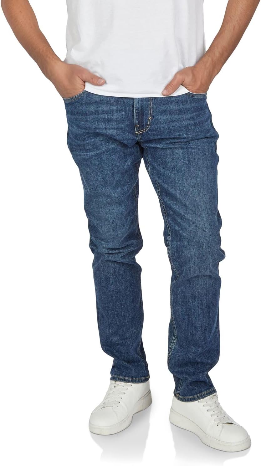 Thumbnail 4 de TOM TAILOR Herren Stretch Regular Slim Fit Josh Jeanshose in Blau
