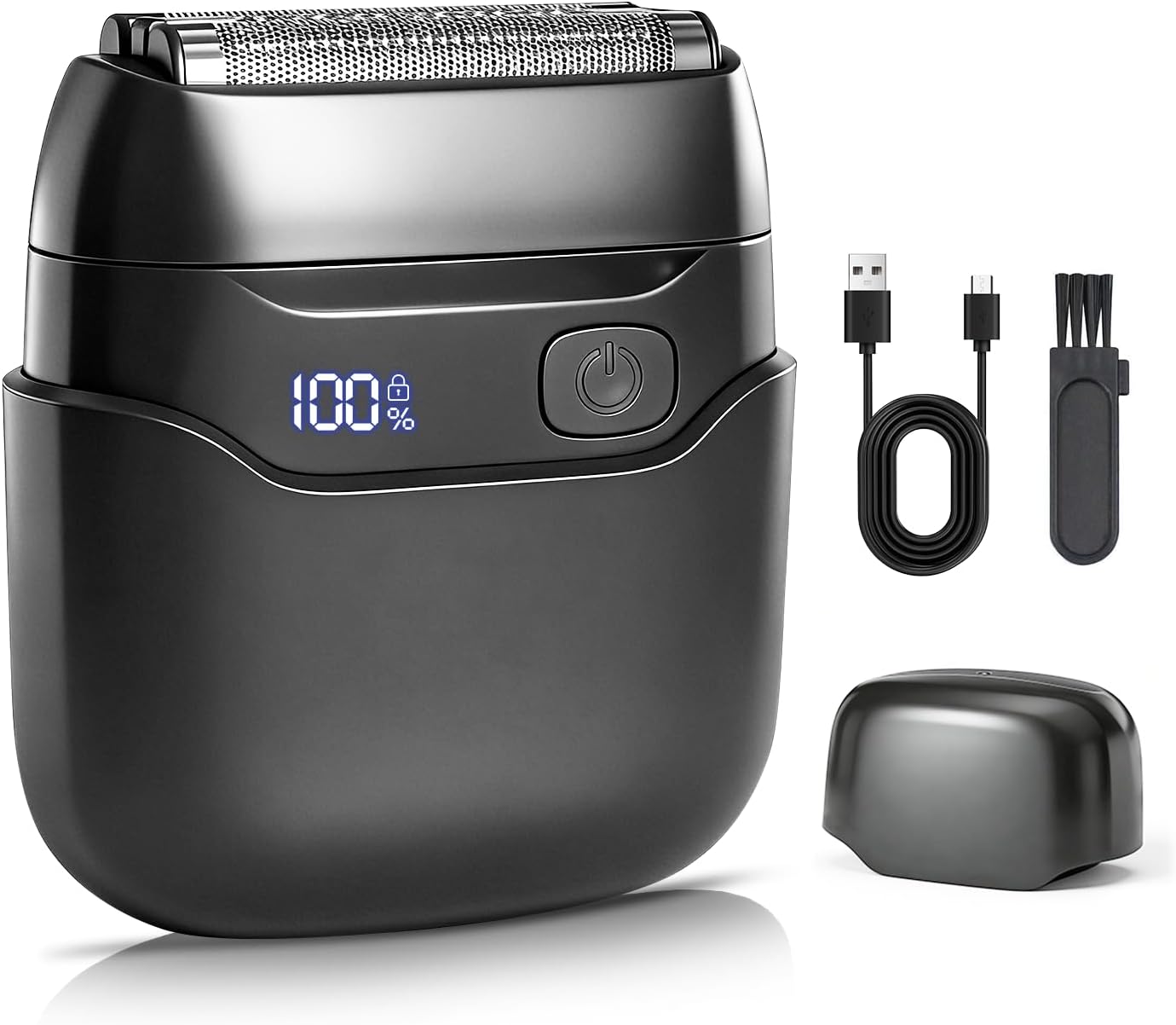 Detalle de Electric Razor for Men: Foil Shaver with 3 Floating Blades