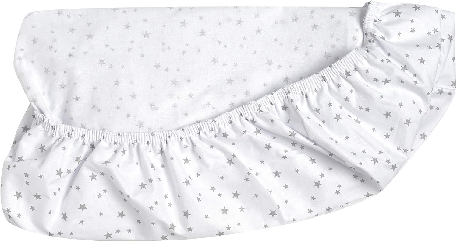 Thumbnail 3 de FlyIdeas Set 2 lenzuola per lettino neonato 60x120 cm in cotone morbido e traspirante