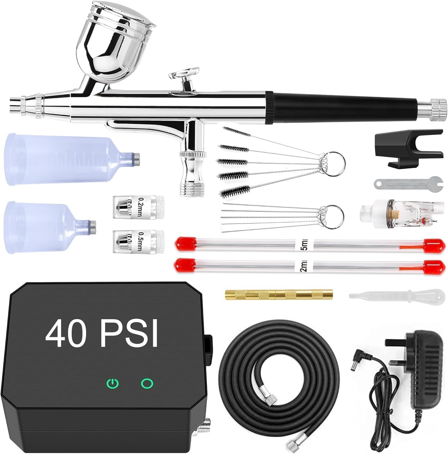 Omeyo Airbrush Kit 48 PSI airbrush set 🎨