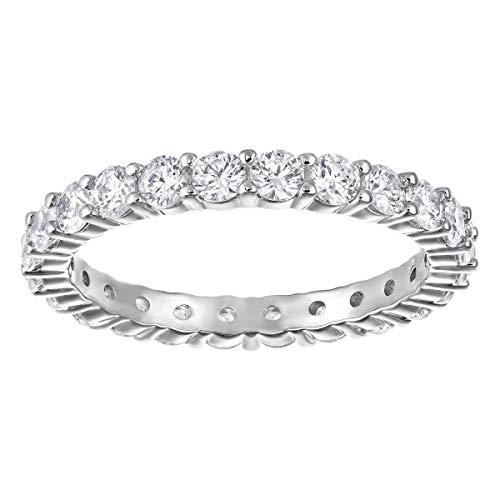 Detalle de Swarovski Vittore XL anillo blanco Baño de rodio 1 unidad