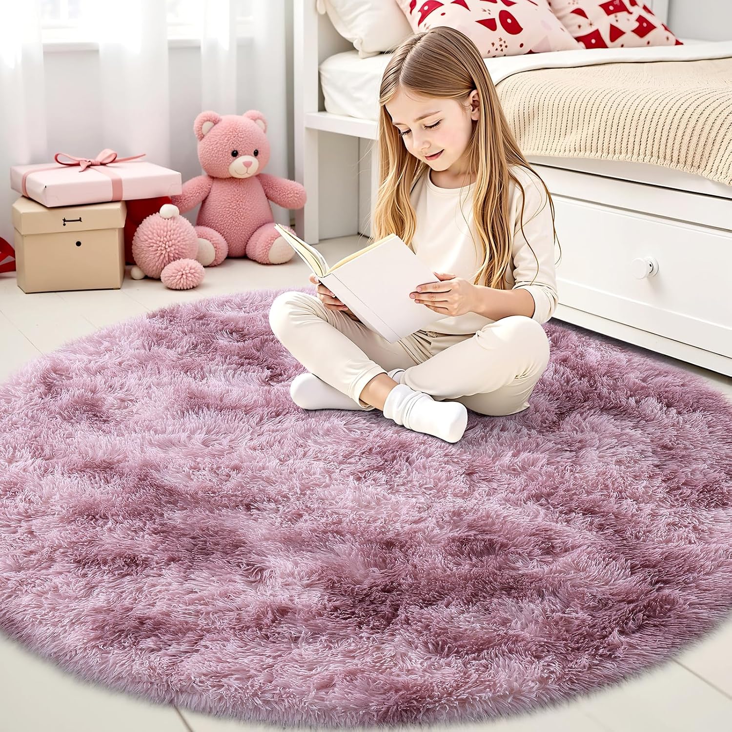 Thumbnail 5 de smiry Rugs Living Room 140x200cm shaggy rug