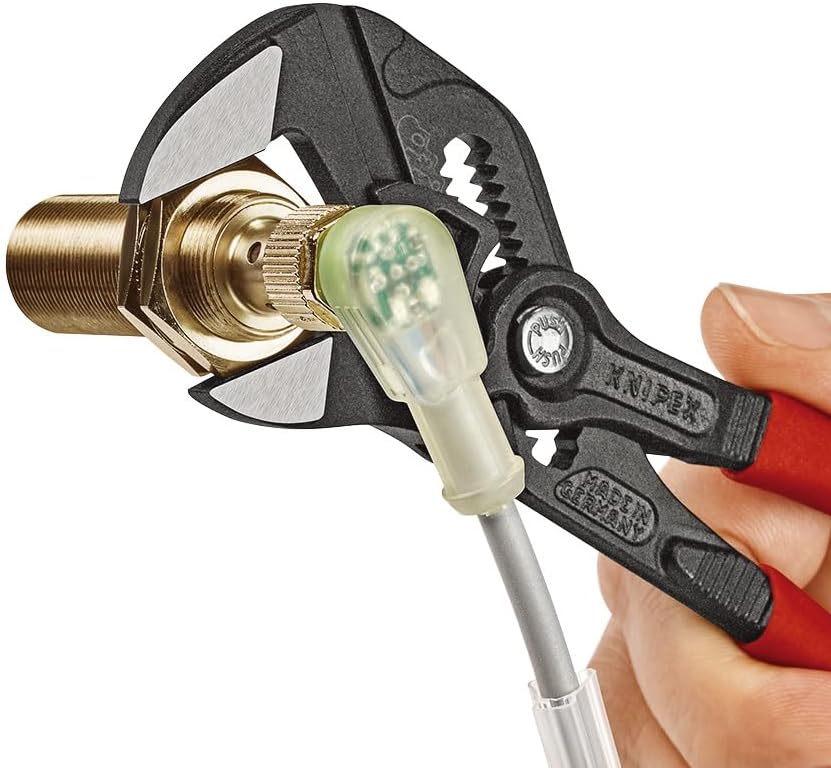 Detalle de クニペックス KNIPEX 8601-180SB プライヤーレンチ 180mm・最大開口幅40mm