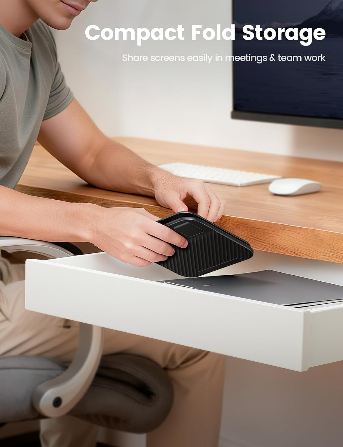 Thumbnail 6 de Lamicall STDT02-EU-BK Rotating Tablet Stand, Foldable 15 mm Design