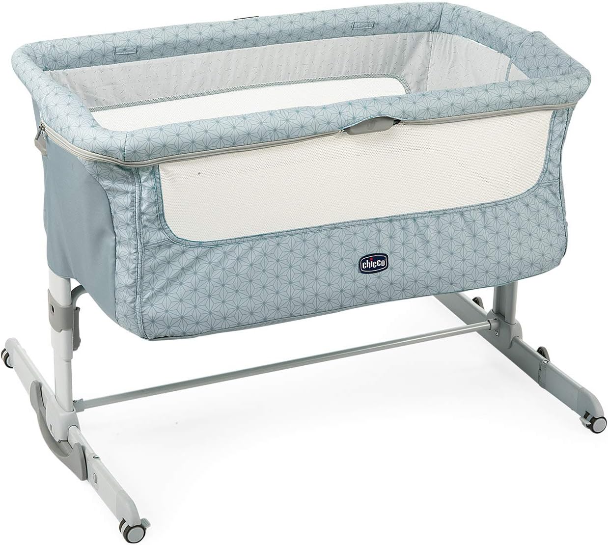 Thumbnail 1 de Chicco Next2Me Dream berceau cododo avec matelas et rail ouvrant, 0-6 mois (bleu pâle)