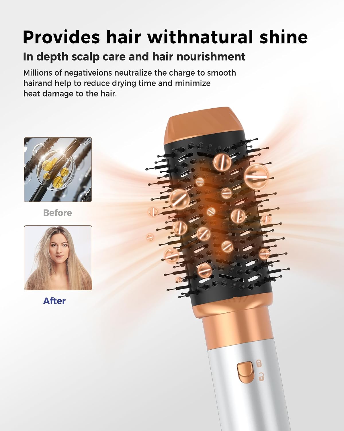 Detalle de Hairstyler 6 in 1 Airbrush Haartrockenerset 1000W