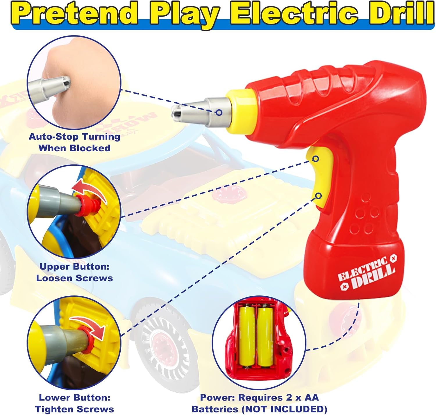 Detalle de Pup Go Take Apart Racing Car Toy – Build, lights and sounds for 3+ year olds