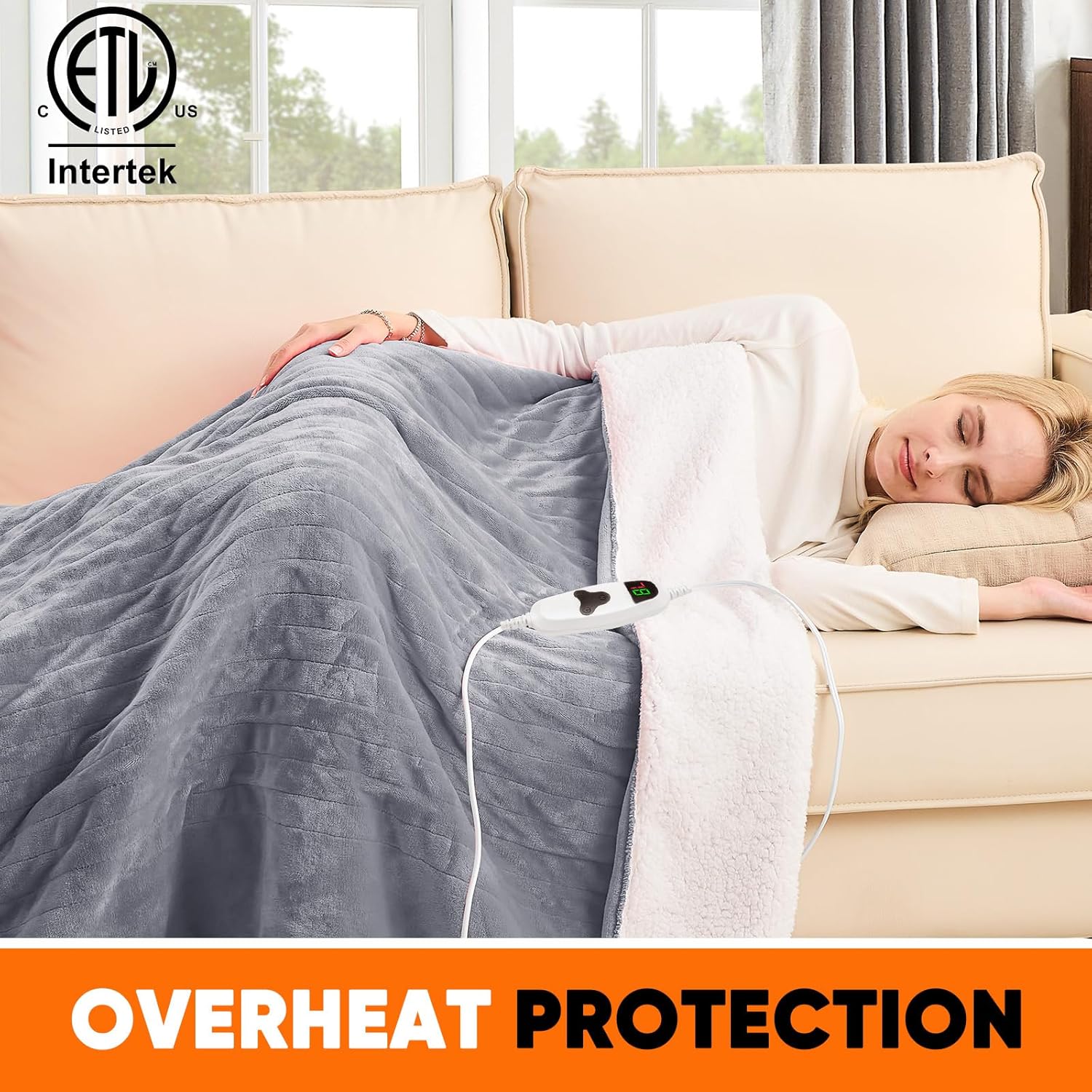 Detalle 2 de greenoak Heated Blanket 50x60 in