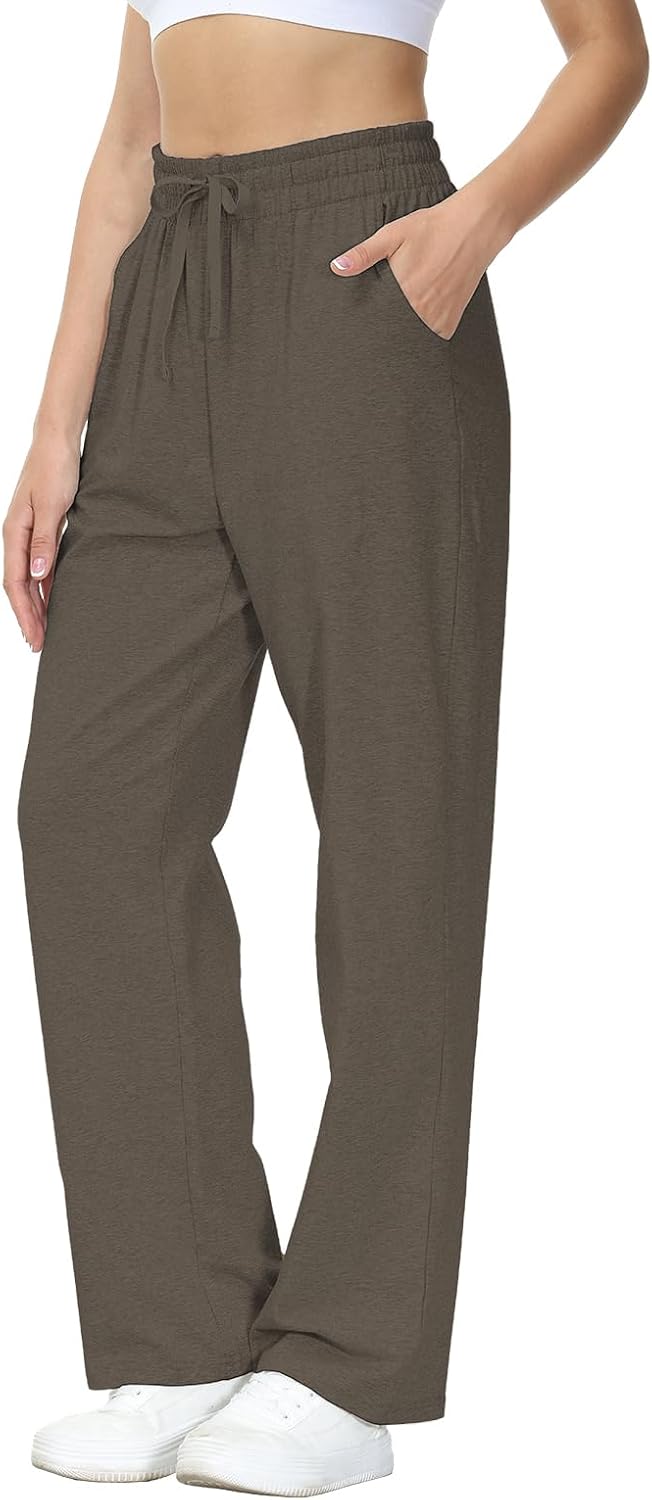 Thumbnail 6 de HMIYA Jogginghose für Damen aus Baumwolle mit Elasthan, Taschen und geradem Bein