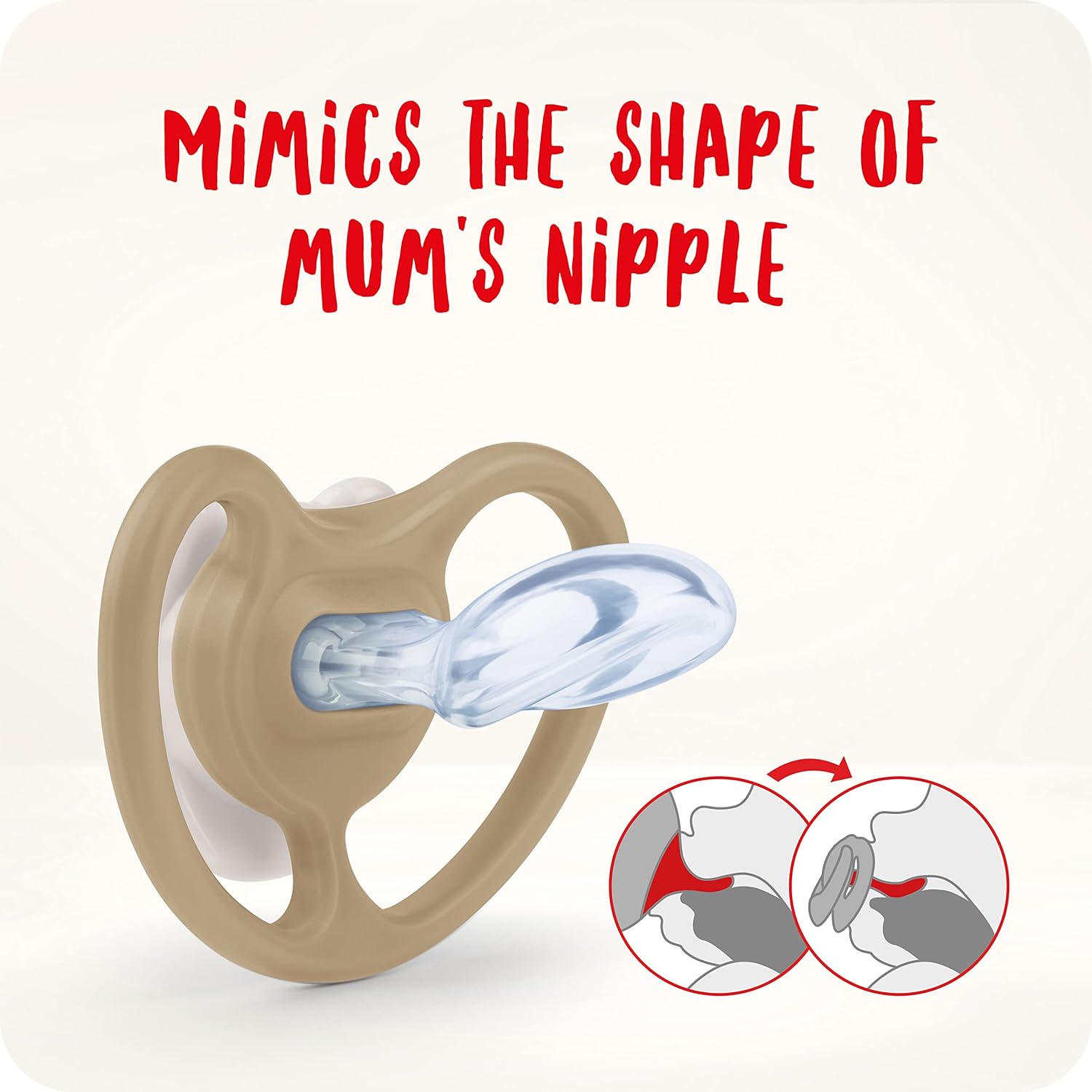 Thumbnail 3 de NUK Space Day & Night Baby Dummy (0-6 Months) | Glow-in-the-dark soothers with extra ventilation | Fox & Sheep | 4 pack