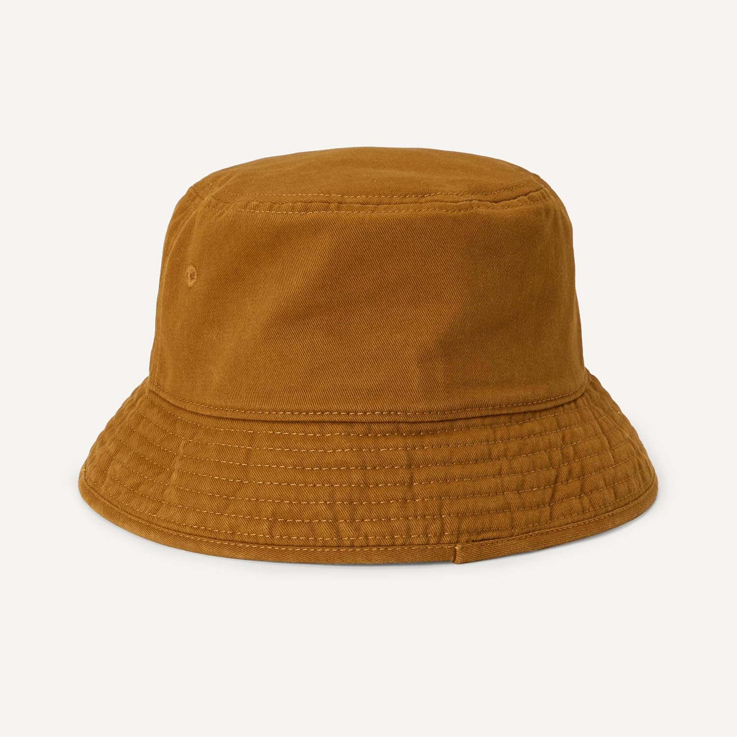 Detalle de Amazon Essentials AE Washed Cotton Bucket Hat for Men (Cotton Canvas, Breathable Eyelets)