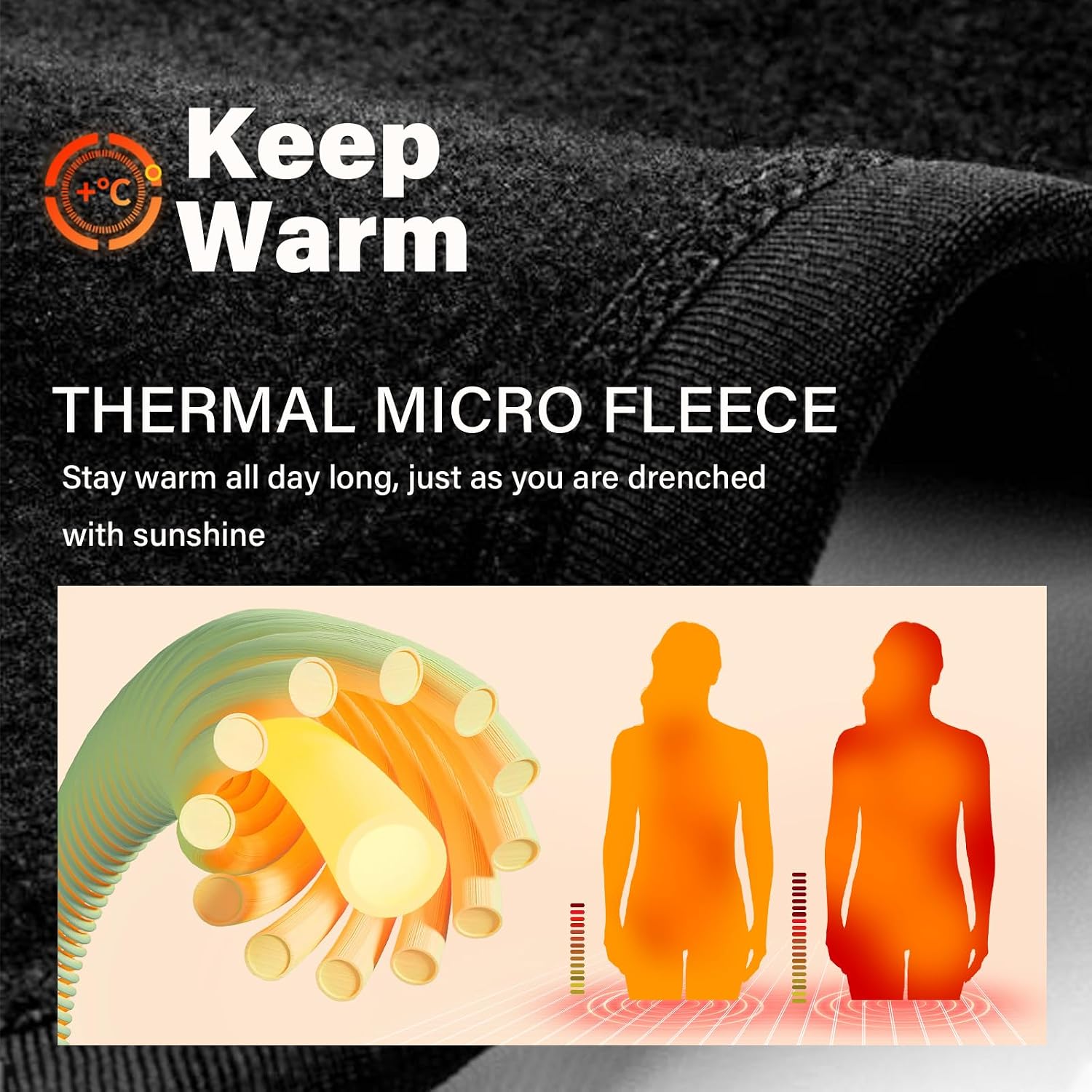 Detalle de SIMIYA Thermal Tops Women thermal long-sleeve top