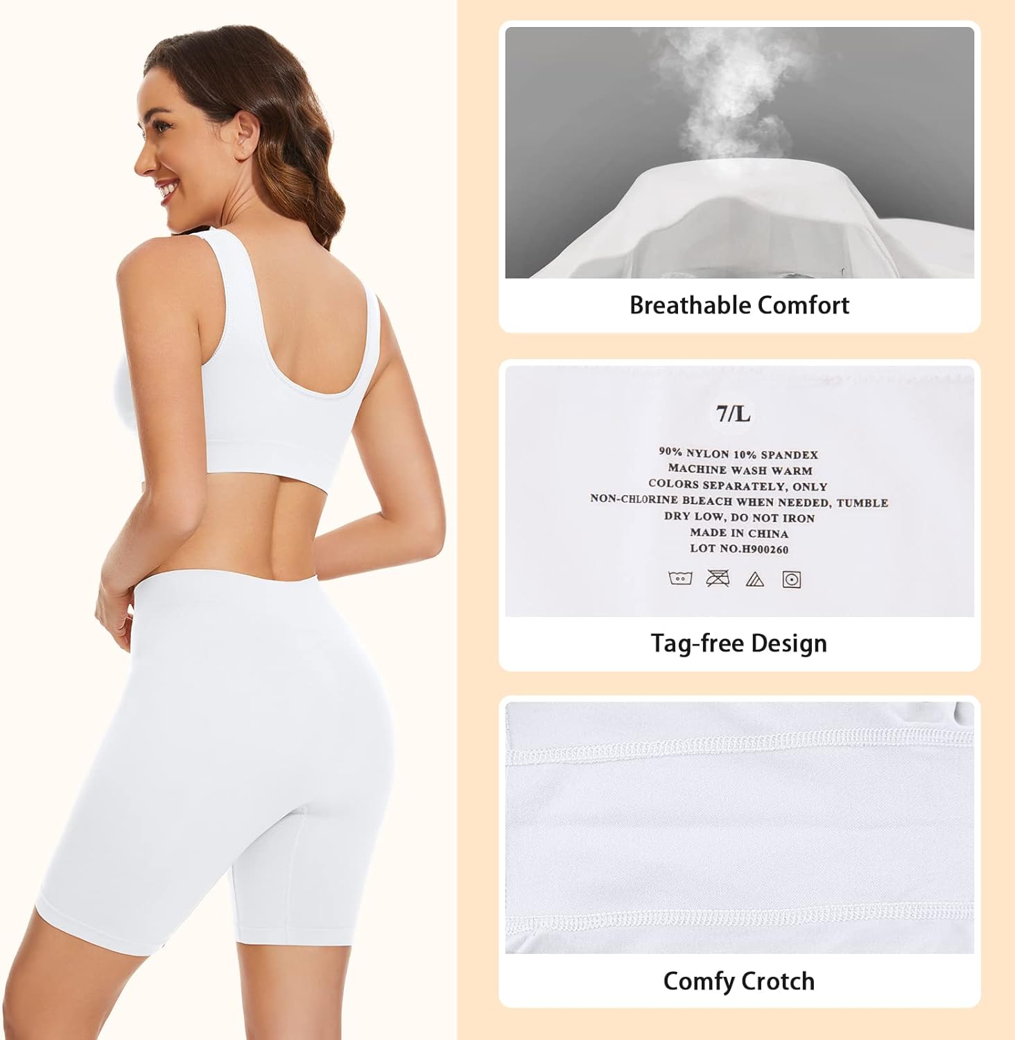 Thumbnail 2 de SIHOHAN Cycliste Femme sous Jupe Short - Shorty anti-frottement pour robe et jupe