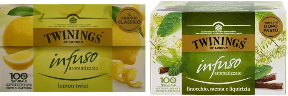 Thumbnail 4 de Twinings Infuso Aromatizzato Sensations Lemon Twist senza caffeina – 6 confezioni da 20 filtri (120 filtri totali)