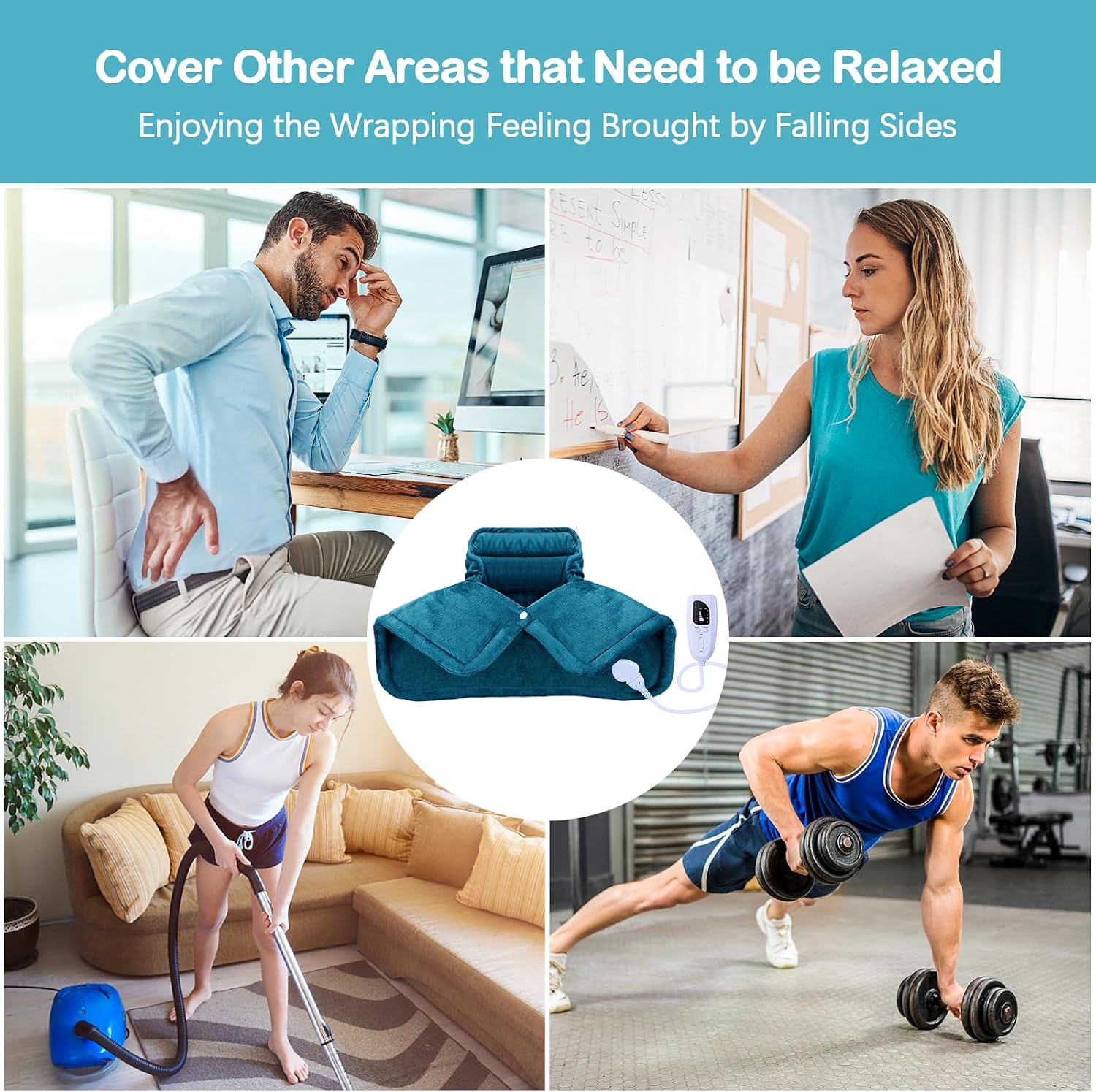 Thumbnail 5 de Heating Pad for Neck and Shoulders, 23 × 17 Inches