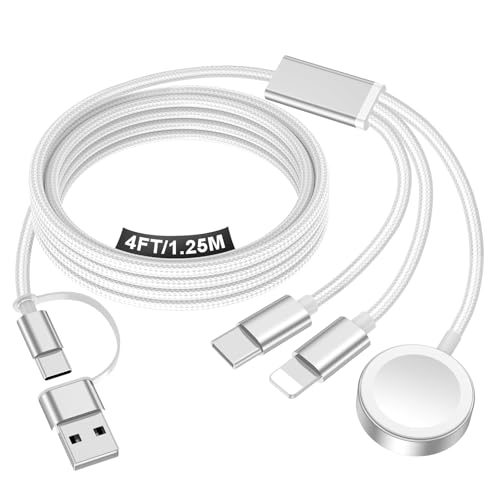 Detalle de Xiwxi Travel Essentials: 3-in-1 Magnetic Travel Charger for Apple Watch, iPhone, and USB-C Devices