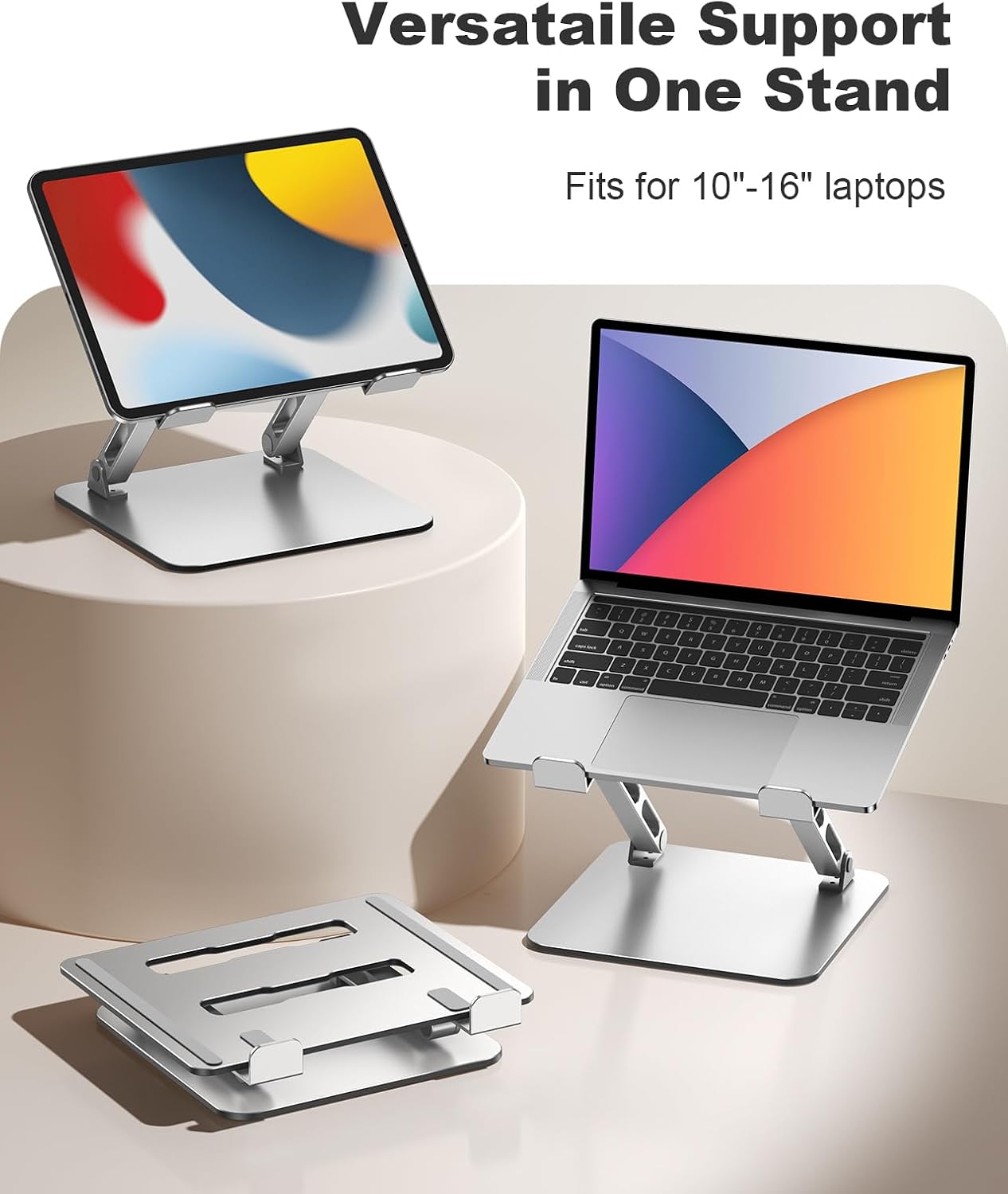 Thumbnail 6 de Babacom Ergonomic Laptop Stand 10–16"