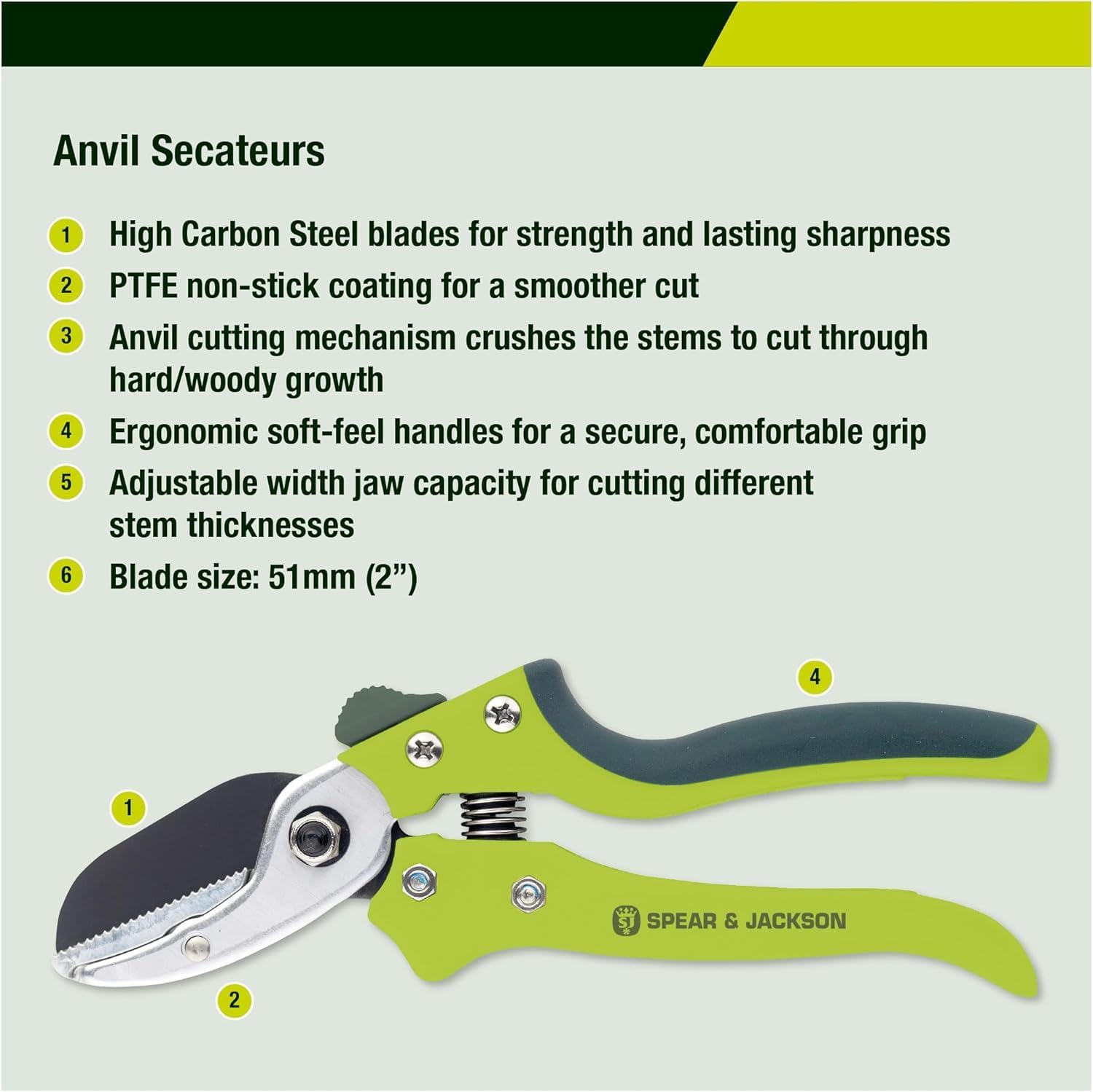 Thumbnail 2 de Spear & Jackson CUTTINGSET3K adjustable secateur set