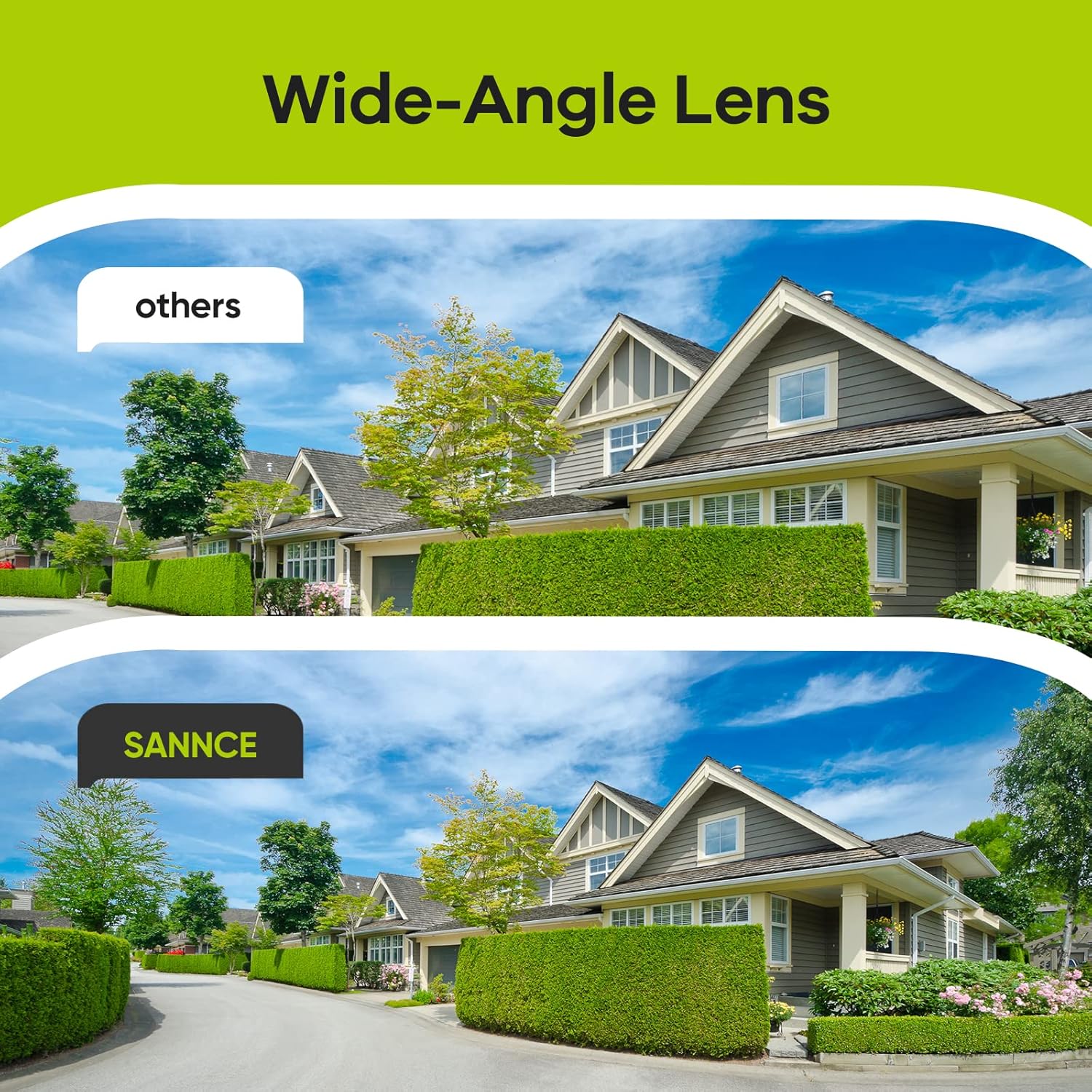 Thumbnail 4 de SANNCE 1080P Security Camera Bullet IP66 Weatherproof CCTV (TVI/Analog) – 2 Pack