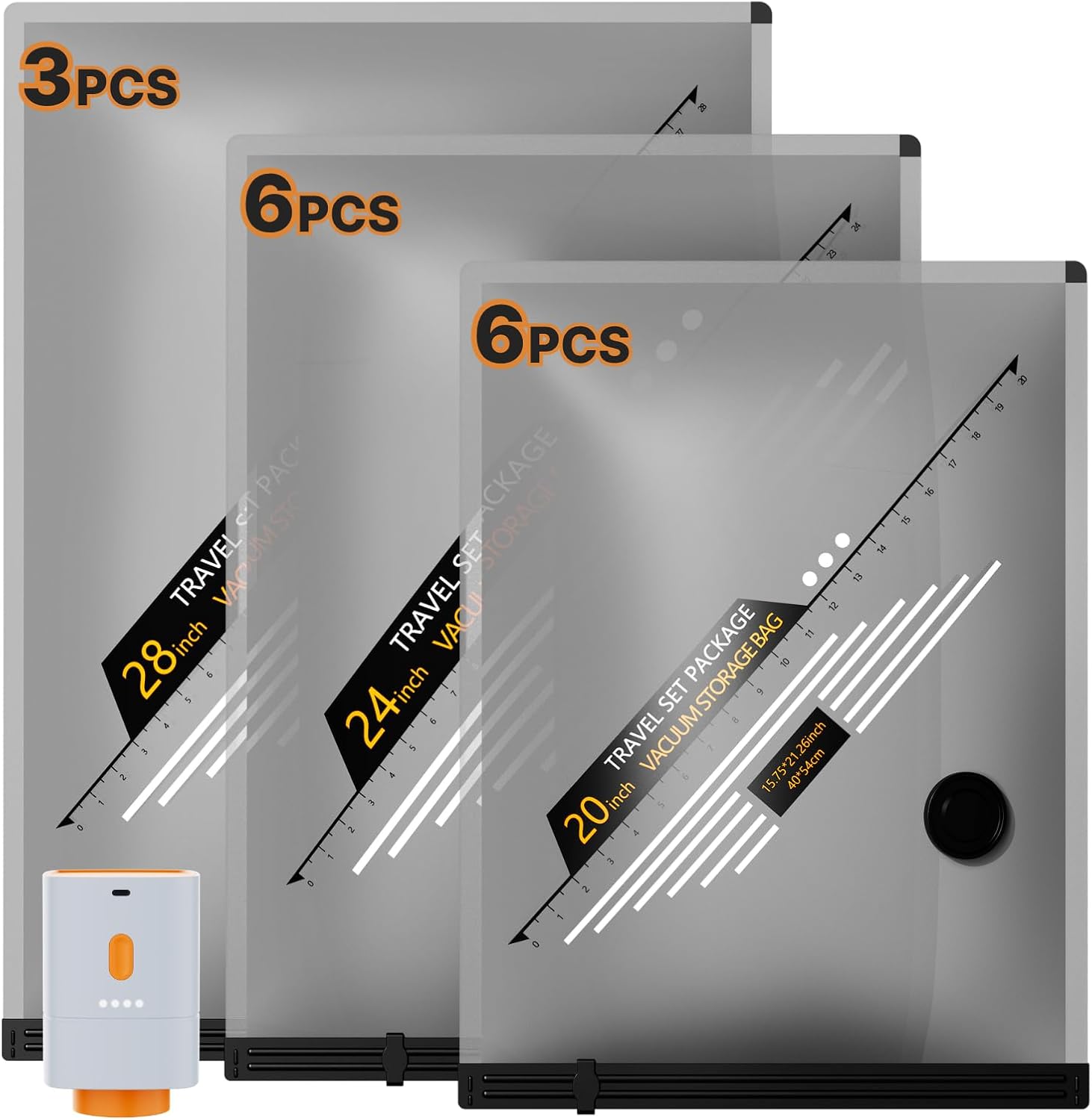 Thumbnail 6 de ONFOVE Travel Vacuum Bags 10-Pack