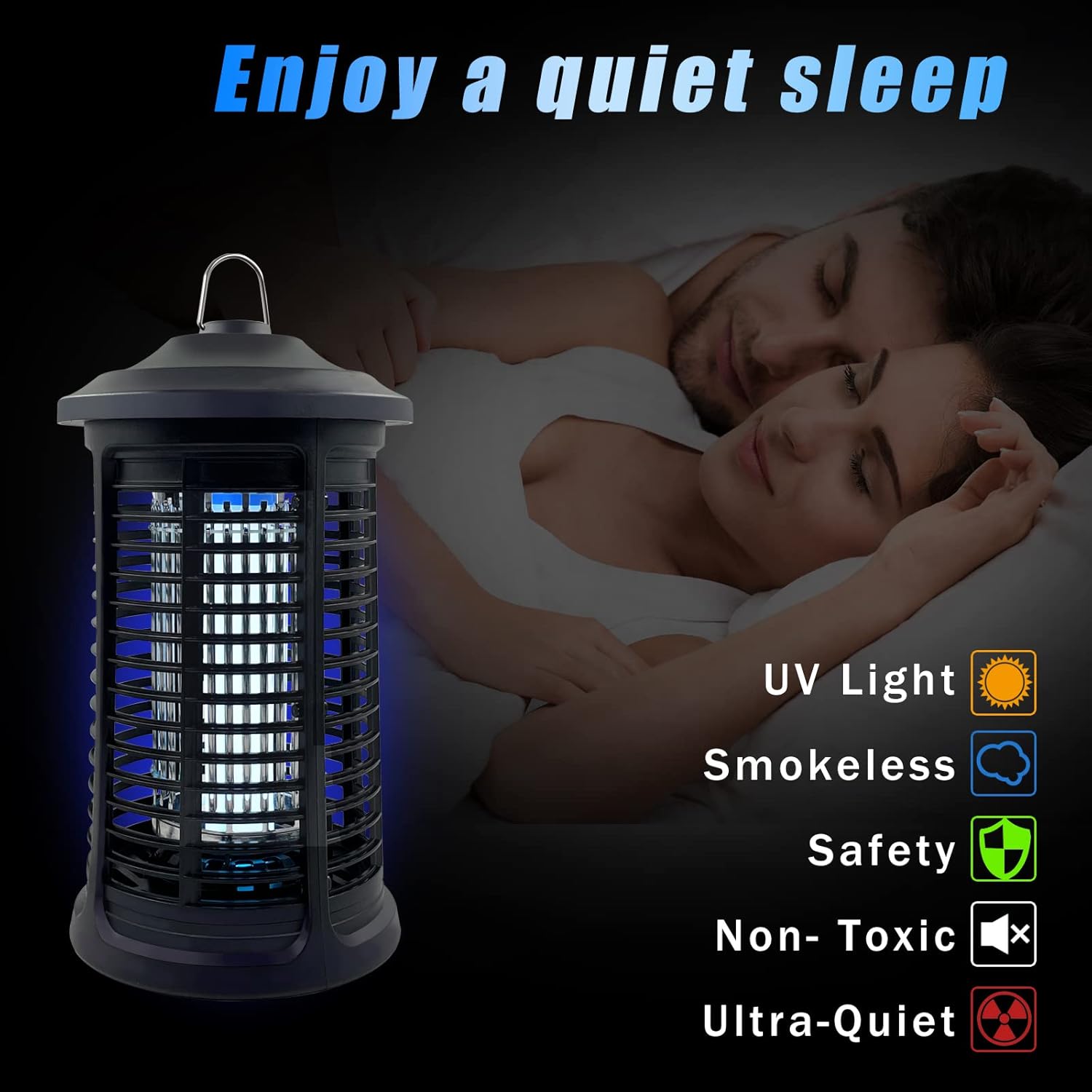 Thumbnail 2 de Electric Bug Zapper Indoor/Outdoor 4200V High Powered Mosquito Killer