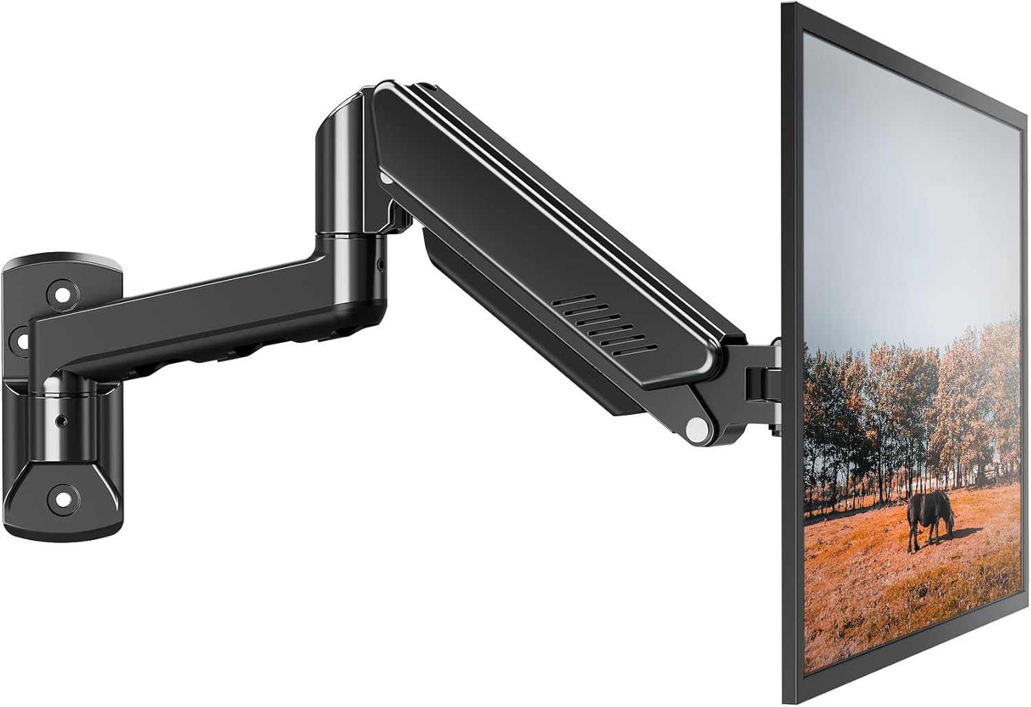 Detalle de ELIVED Monitor-Wandhalterung EV023A für 13–32" bis 9 kg (VESA 75/100) mit 180° Schwenk-, 360° Dreh- und Höhenverstellung