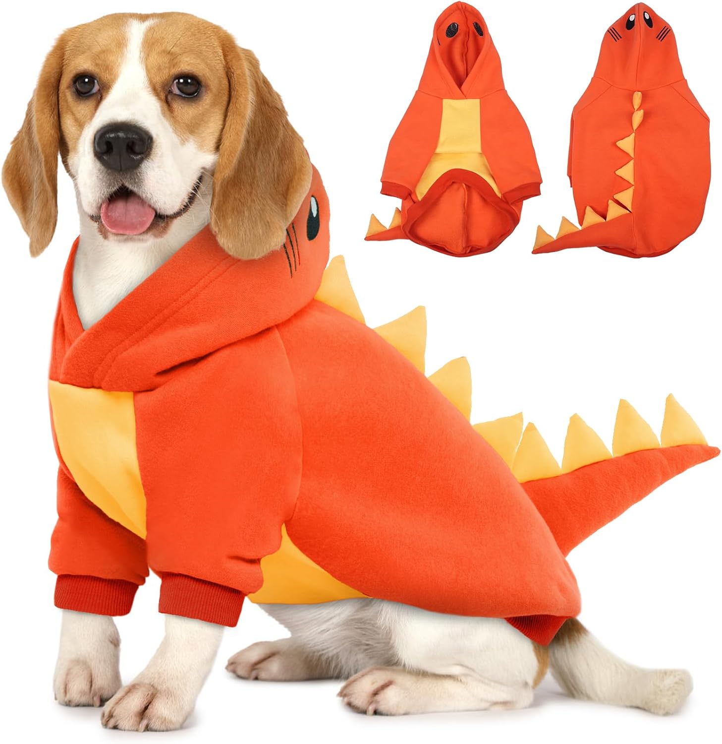 Thumbnail 6 de Lelepet dinosaur dog costume hoodie Purple M