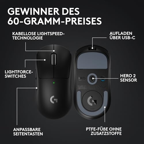 Thumbnail 6 de Logitech G PRO X SUPERLIGHT 2 kabellose Gaming-Maus
