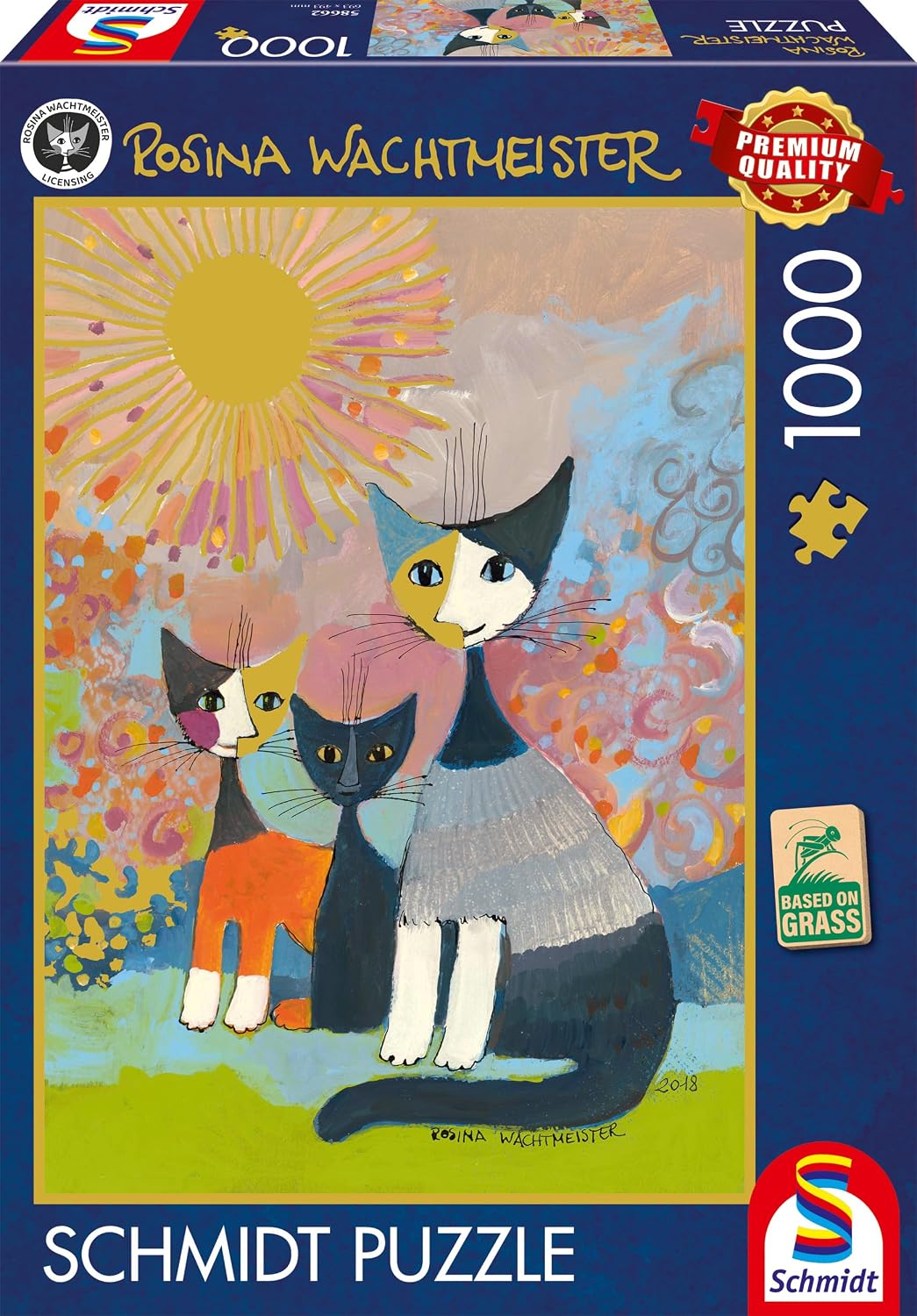 Detalle 2 de Schmidt Spiele Unter Goldener Sonne Puzzle 1000 Teile