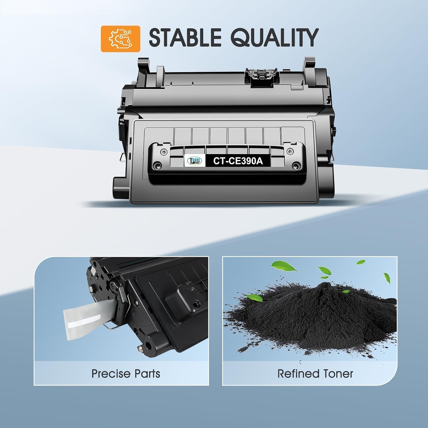 Thumbnail 3 de Cool Toner CE390A 90A Black Toner Cartridge, 2-Pack, 10,000-Page Yield