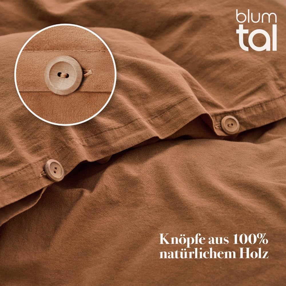 Detalle 2 de Blumtal Funda Nórdica 135x200cm 💫 Algodón Certificado Oeko-Tex