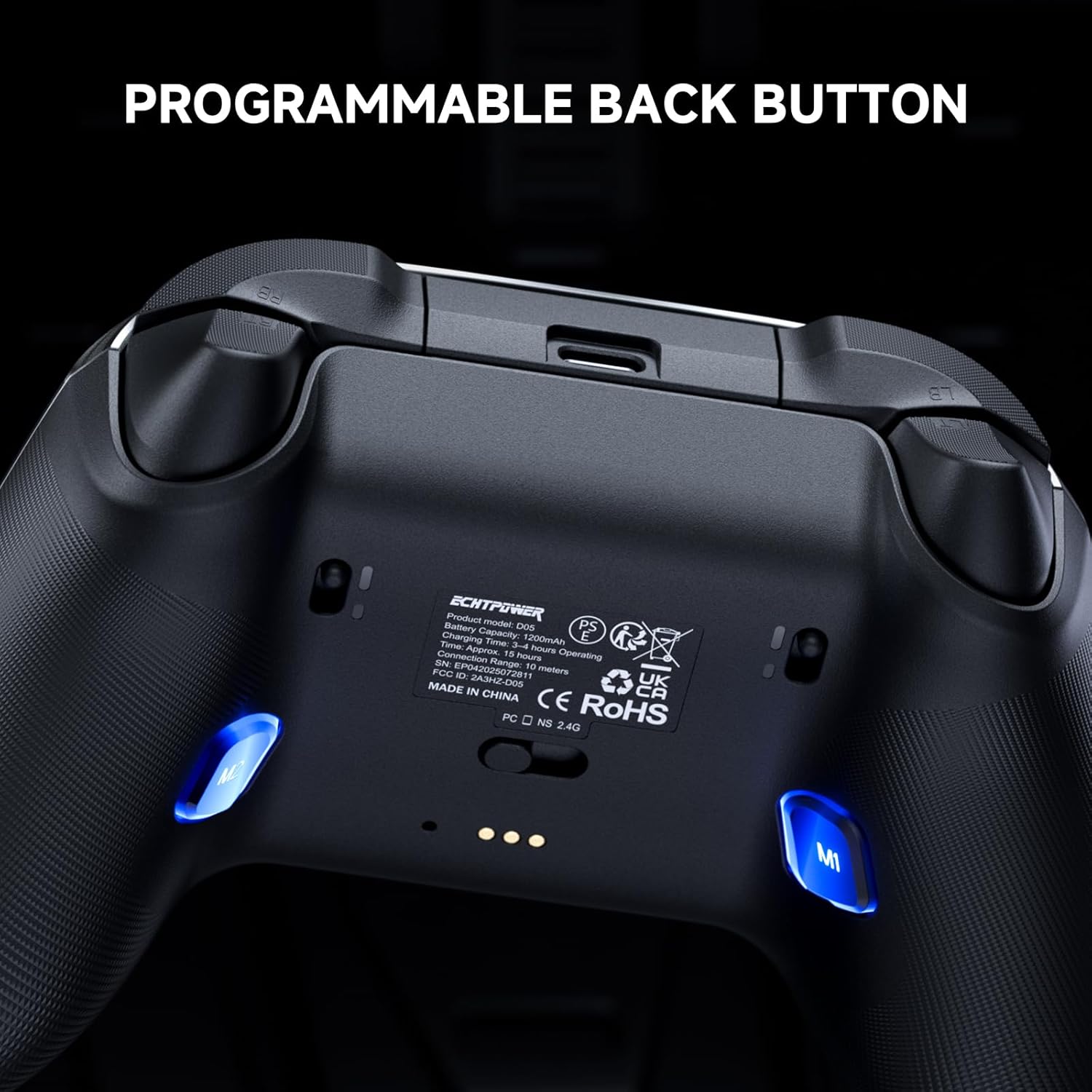 Detalle 1 de ECHTPower Wireless Game Controller 1200mAh