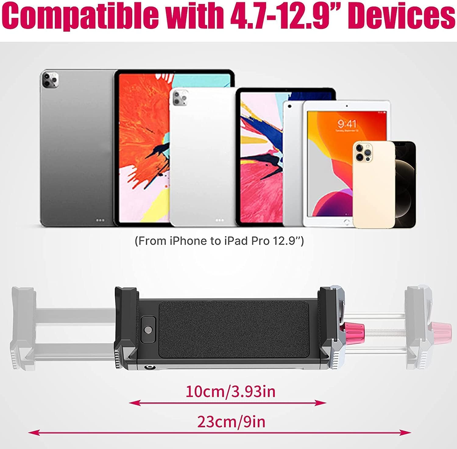 Detalle de ULANZI U-Pad III support de trépied 7,9 à 12,9