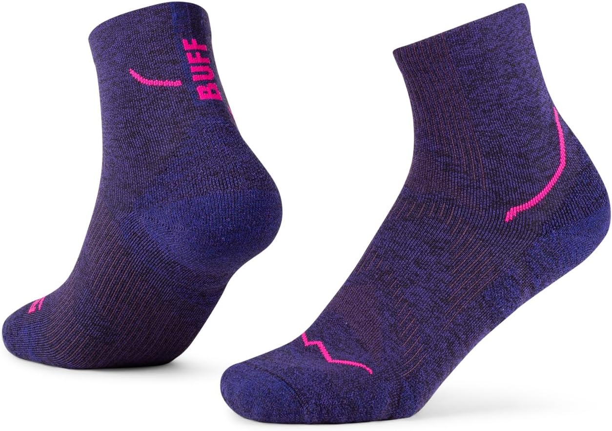 Detalle de BUFF® Chaussettes Dryflx Quarter: séchage rapide et confort pour le running