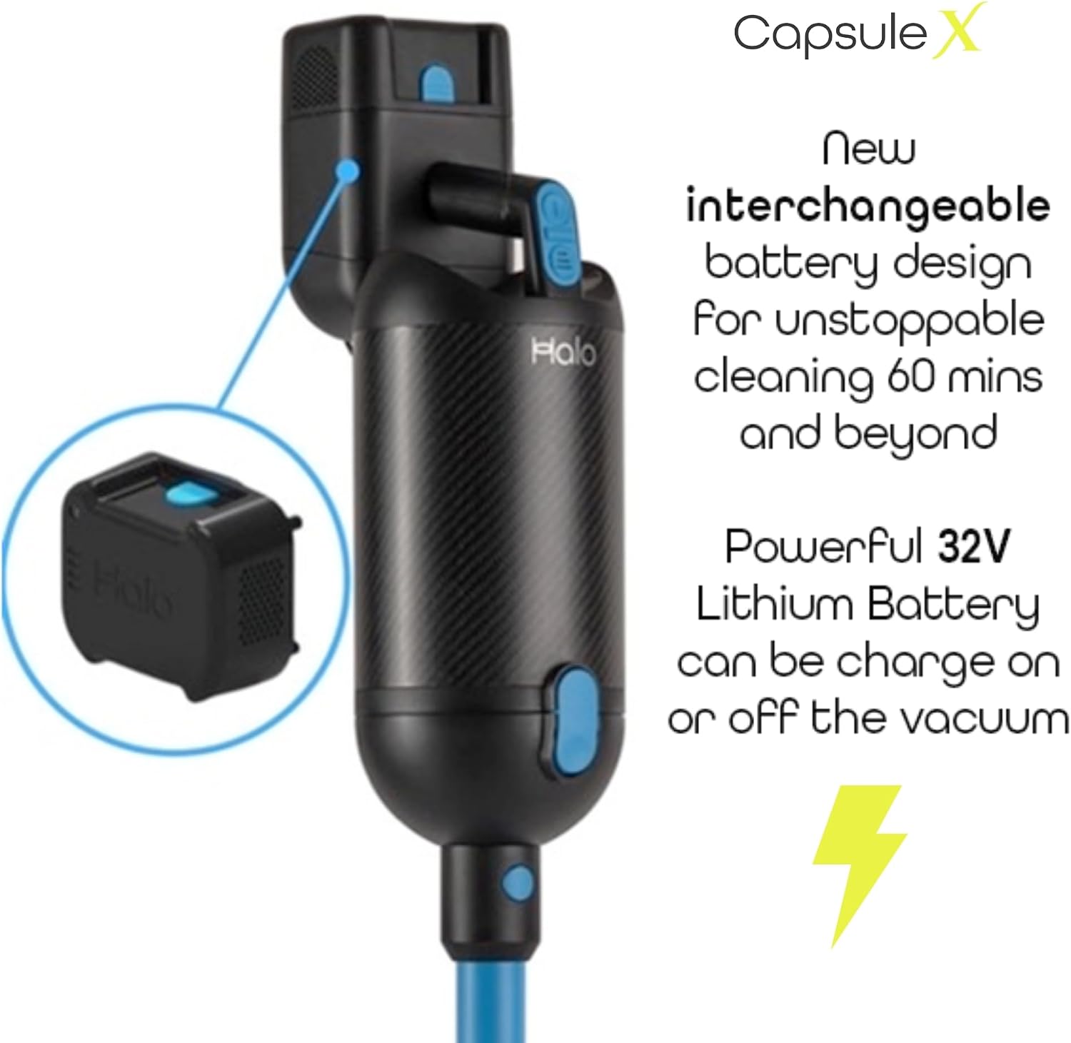 Thumbnail 5 de Halo Capsule X cordless vacuum, 2.6kg
