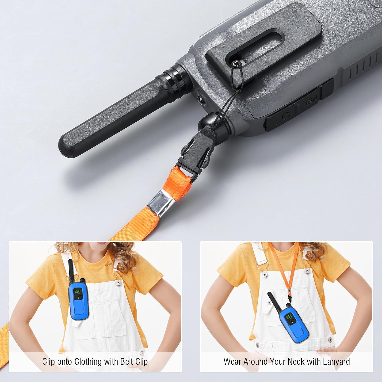Thumbnail 9 de Radioddity PR-T3: Walkie Talkies Recargables para Niños 📞