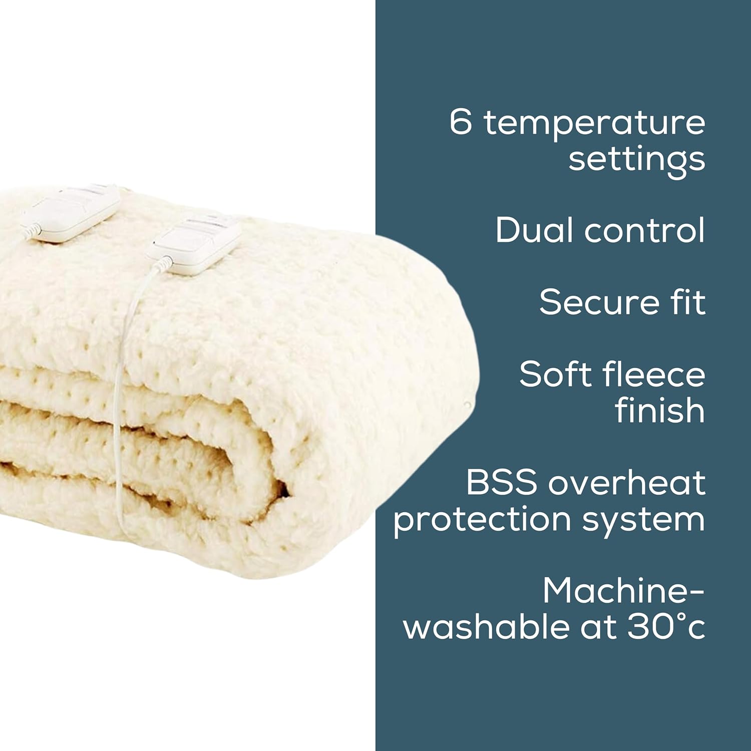 Detalle de Monogram Komfort Heated Mattress Cove with Dual Control (Double 190 x 137 cm)