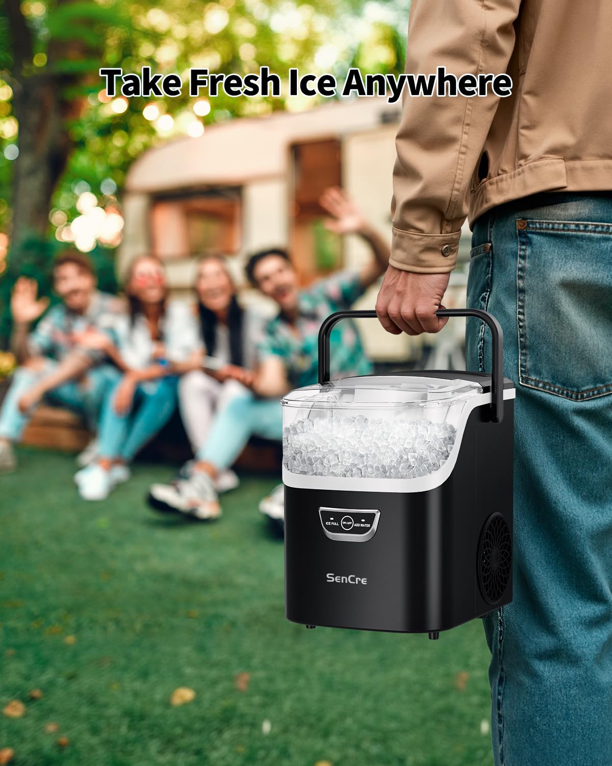 Thumbnail 5 de SenCre Nugget Ice Maker, 40 lb Daily Capacity