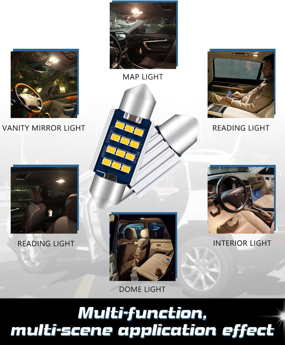 Detalle 2 de ALOPEE Festoon LED Bulbs 36 mm