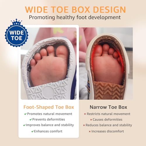 Thumbnail 2 de STQ KIDS Zapatillas deportivas barefoot para niña (rosa) – suela de caída cero y punta amplia, tallaje 24 EU