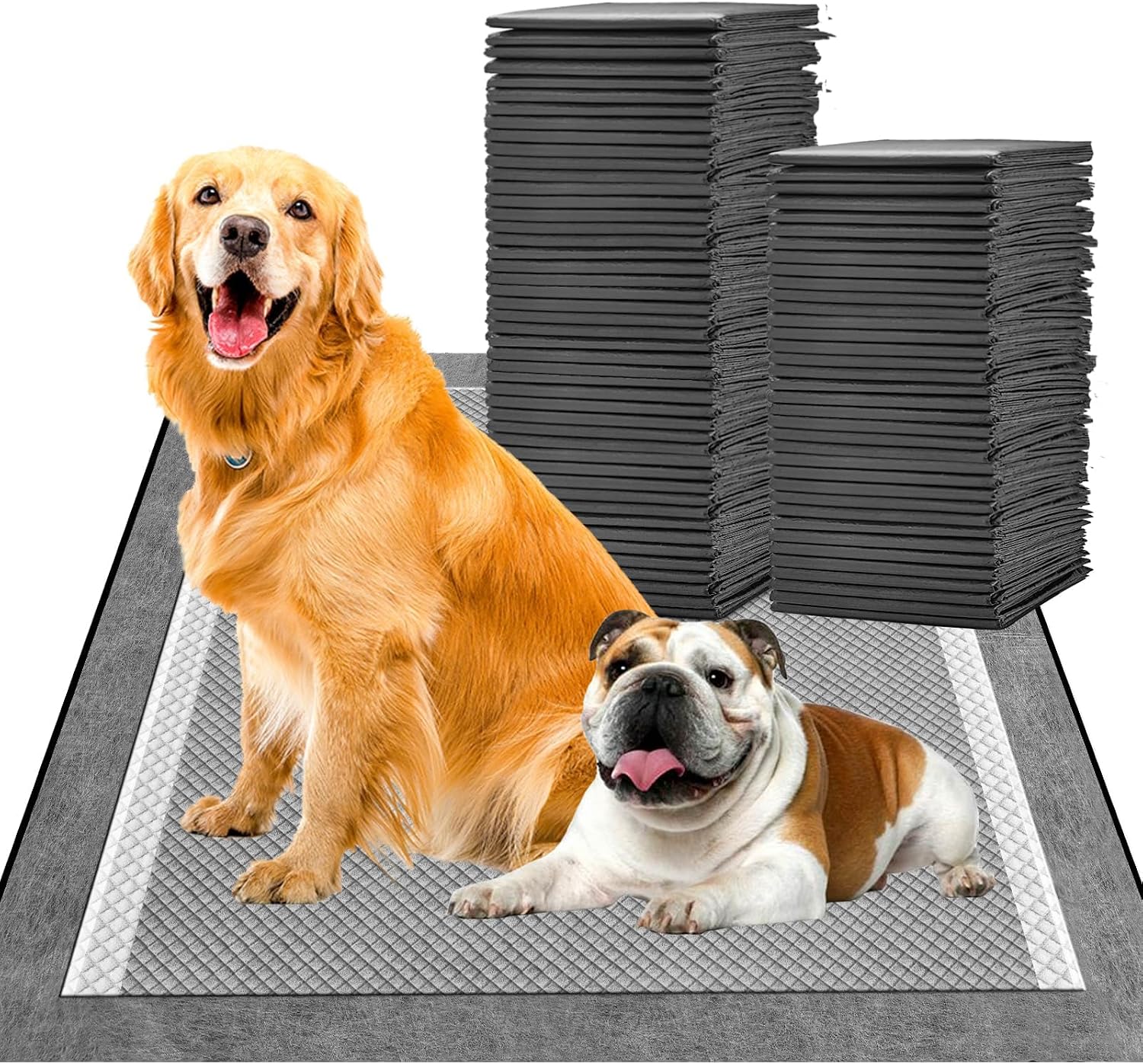 Imagen de MIZOK Charcoal Puppy Pads 71x86cm training en OfertitasTOP