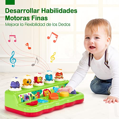 Thumbnail 2 de Jahaland Juguetes Niños 1 año - Animales Pop-up Interactivo con Luces y Sonidos