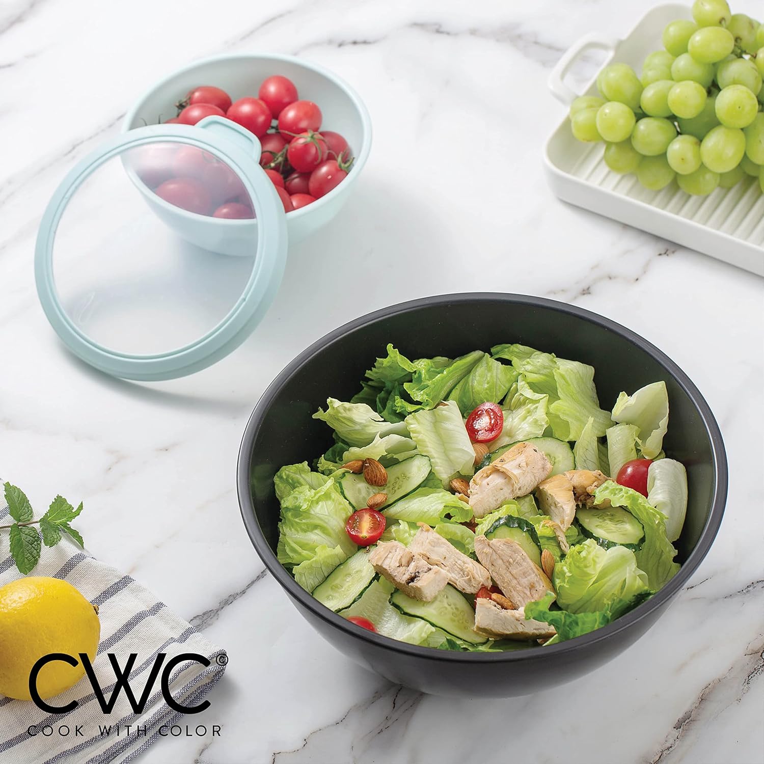 Thumbnail 2 de COOK WITH COLOR 12-Piece Nesting Mixing Bowls set 🥣