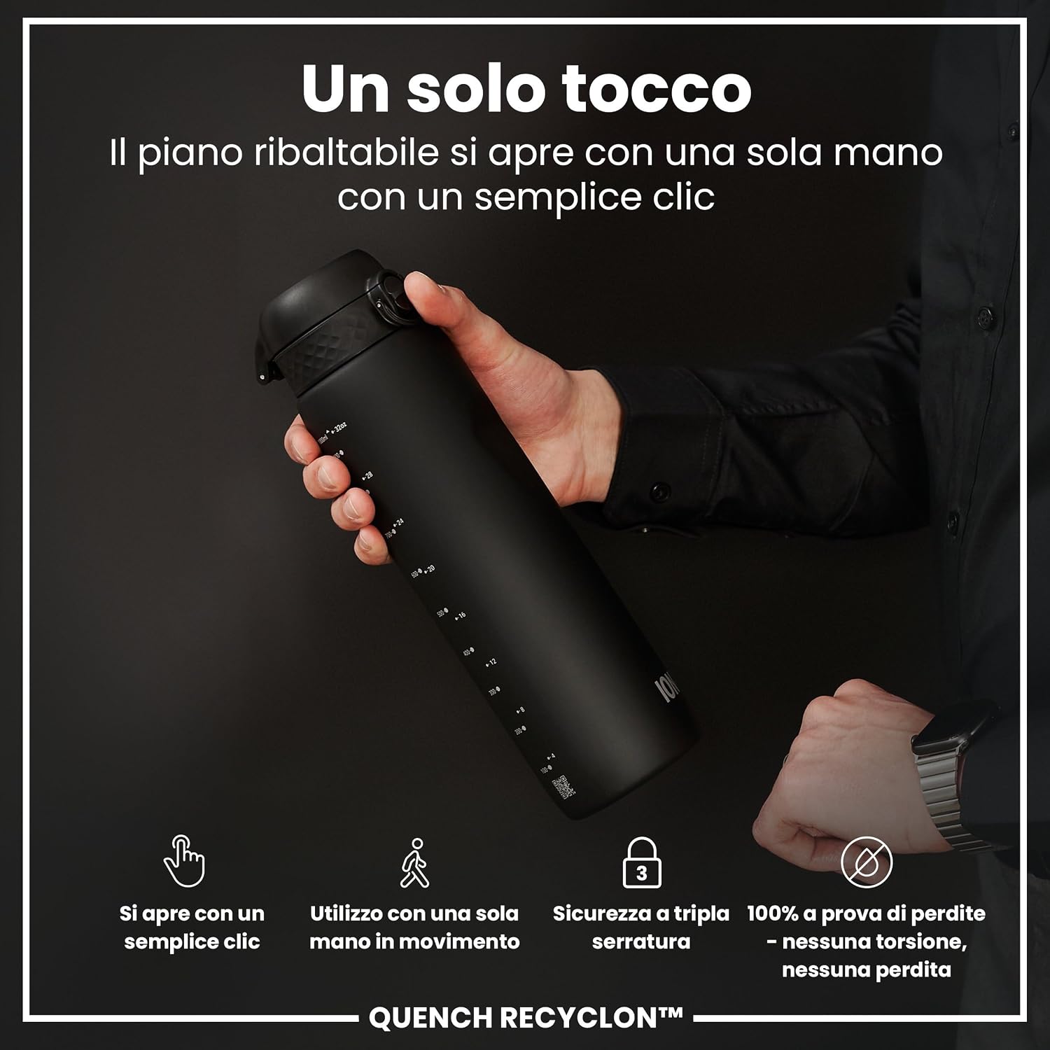 Detalle de ion8 Borraccia Quench 1L 🥤